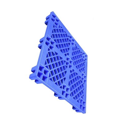 لوح بلاستيك عالي الكثافة HDPE قابل للطي 2000 كجم لوح تحميل ثابت 1100 × 1100 × 145