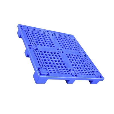1000 X 1000 Blue HDPE Plastic Pallets 0.6T تحميل لمصنع طبي / أغذية