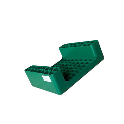 PP Nestable Green 450x350 Plastic Warehouse Pallet للميناء
