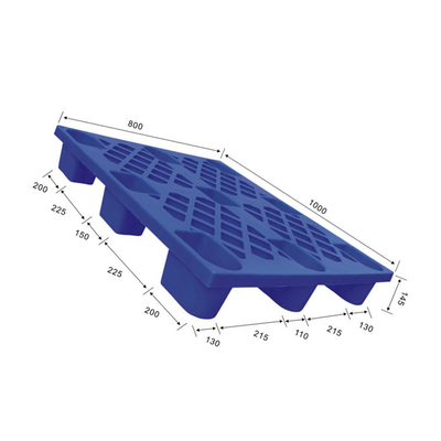 1000x800 مستودع البلاستيك البليت مريح التعامل مع HDPE سطح مفتوح المنصات