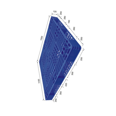 قابلة لإعادة التدوير HDPE البلاستيك المنصات البلاستيكية القابلة لإعادة التدوير PP FM 4000Kg ثابت للميناء