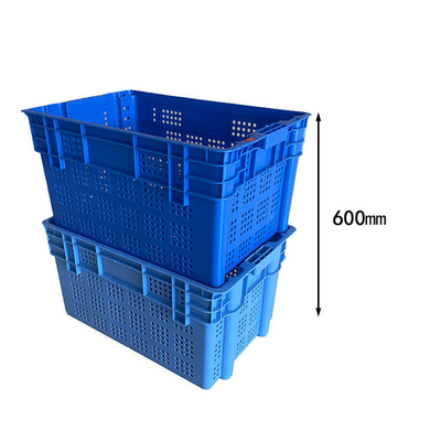صناديق بلاستيكية HDPE قابلة لإعادة التدوير 200 رطل صناديق تخزين قابلة للتكديس