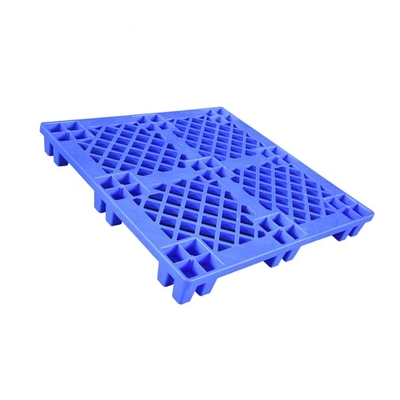 1100 X 1100 X 145 Blue HDPE لوح بلاستيك 6.6 كجم منصة نقالة للأغذية