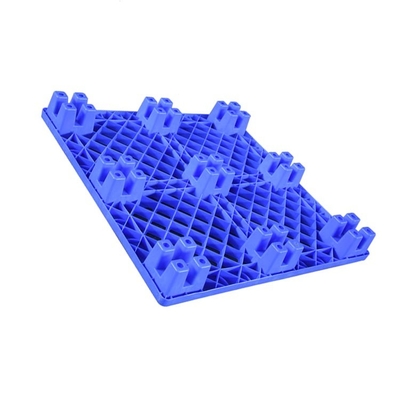 600Kg تحميل ديناميكي 1100 X 1100 منصات بلاستيكية عشبية HDPE الأزرق للطب / الغذاء