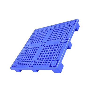 لوح بلاستيك مسطح من مصنع فود 1000 × 1000 × 140 تحميل HDPE أزرق 0.6T