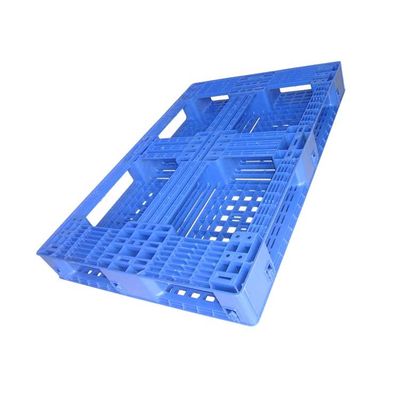 HDPE Blue اليورو بلاستيك Pallets 48x32 مستودع بلاستيك البليت
