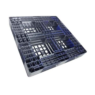 المنصات البلاستيكية القابلة للحمل PE السوداء الصحية 1100 × 1100 نظام حلقة مغلقة