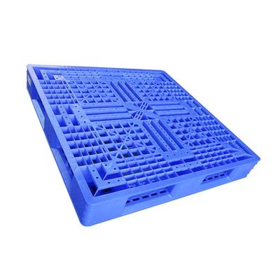 المنصات البلاستيكية أحادية الجانب 1100 × 1100 لمستودعات التخزين HDPE