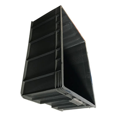 صندوق لوجستي بلاستيكي أسود PE ESD 540 * 420 صندوق نقل بلاستيك 40 لتر