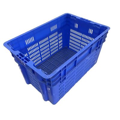 قابلة لإعادة الاستخدام 60x40 بلاستيك متحرك قفص قابل لإعادة الاستخدام للمستودع 2 كجم