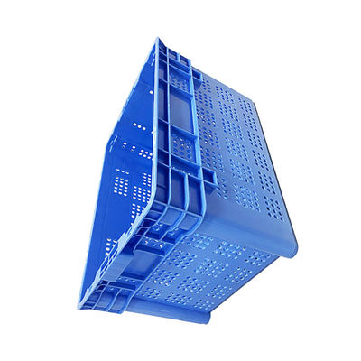 HDPE Turnover Plastic Moving Crate Nestable Logistic 23.6X15.7 '