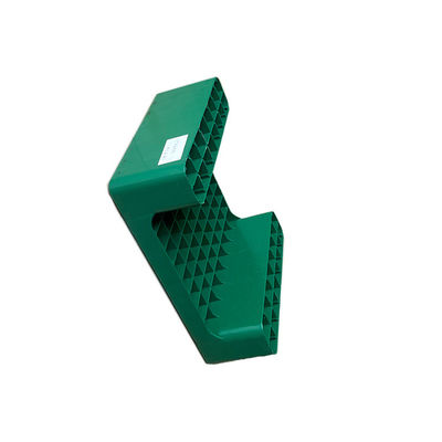البليت البلاستيكي الأخضر HDPE 450x350 القابل للتكديس لميناء المستودعات
