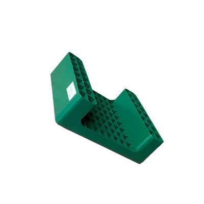 البليت البلاستيكي الأخضر HDPE 450x350 القابل للتكديس لميناء المستودعات