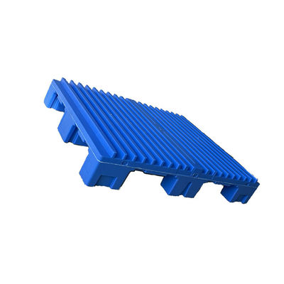 تكويم 4000Kg ثابت حقن مصبوب المنصات البلاستيكية HDPE الأزرق