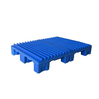 تكويم 4000Kg ثابت حقن مصبوب المنصات البلاستيكية HDPE الأزرق