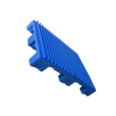 HDPE 1060x750 منصات بلاستيكية قابلة للضغط 4000 كجم لوجستية مزدوجة الوجه