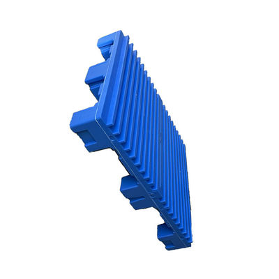 HDPE 1060x750 منصات بلاستيكية قابلة للضغط 4000 كجم لوجستية مزدوجة الوجه