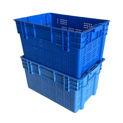 HDPE Plastic Nastable Stacking Crate 61x40 لسوق المستودعات