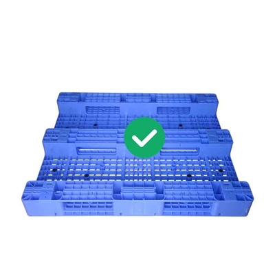 HDPE البلاستيك 1300x1100 البليت الثقيلة 5000 كجم تحميل ثابت