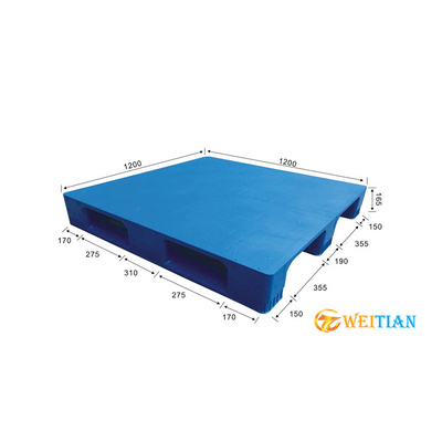 لوح بلاستيك قابل للتكويم HDPE قابل للتكديس 1200x1200 شديد التحمل مريح