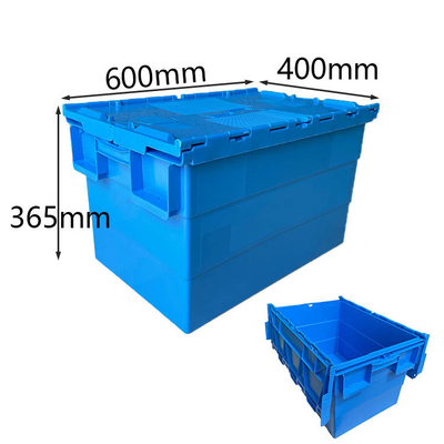 صندوق تخزين البلاستيك اللوجيستي HDPE لمستودع النظافة صندوق بلاستيك متحرك 50 كجم 60 لتر