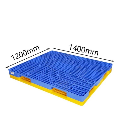 PE البكر HDPE Rackable البلاستيك المنصات 1200x1400x150 مستودع 6000 كجم